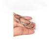 Silver carved earrings are fashionable and simple women's earrings details Picture